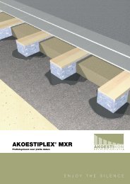 AKOESTIPLEXÂ® MXR - Stedebouw en Architectuur