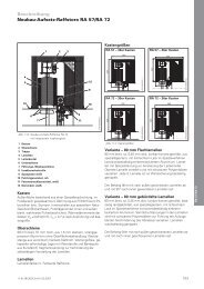 Beschreibung Neubau-Aufsetz-Raffstore RA 57/RA  72