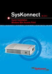 SysKonnect SK-54A1 802.11g Wireless Mini Access Point