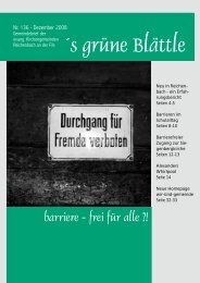 Â´s grÃ¼ne BlÃ¤ttle - evangelisch-reichenbach.de