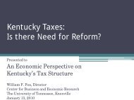 Presentation -Fox - Kentucky State Treasury