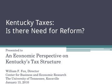 Presentation -Fox - Kentucky State Treasury