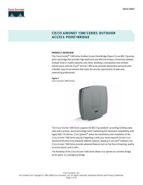 2.4GHz Omni WiFi High Gain Antenna RP-TNC For Cisco Aironet 1200 Access Points