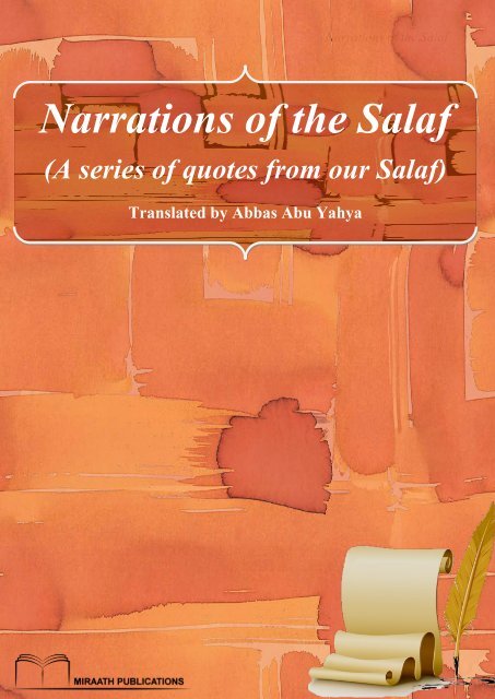 Miraath-Publications-Narrations-of-the-Salaf-2014