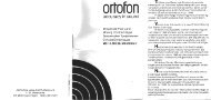 Ortofon MC10, MC20 and MC20mkII - Vinyl Engine