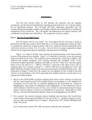 Homework 4 (pdf) - Geotechnical Earthquake Engineering