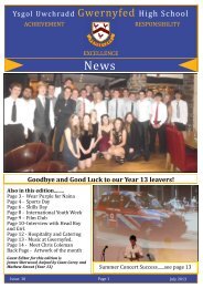 GHS.Newsletter.Volume.10.2013.July - Gwernyfed High School