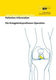 Sankt Marien-Hospital Buer Patienten-Information Die ...