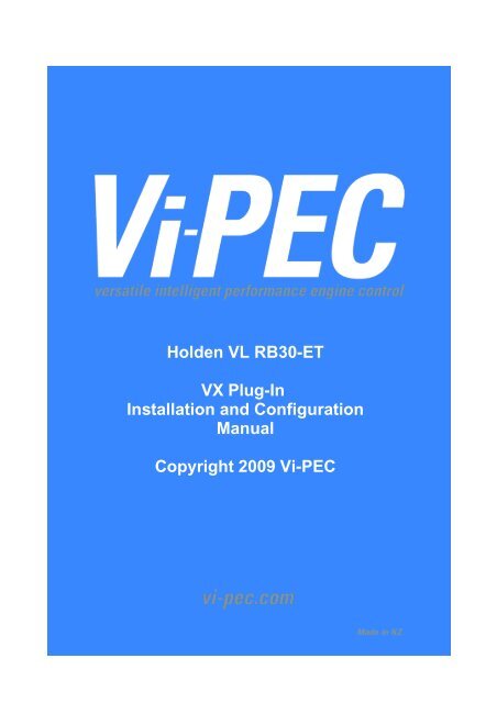 Vl Commodore Rb30 Wiring Diagram - Wiring Diagram