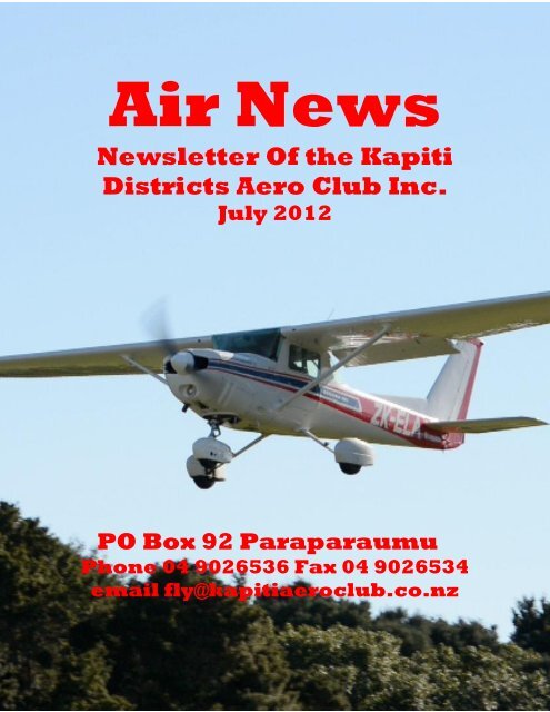 Air News - Royal New Zealand Aero Club