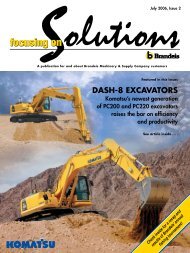 DASH-8 EXCAVATORS - Brandeis Focusing on Solutions magazine