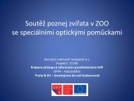 SoutÄÅ¾ poznej zvÃ­Åata v ZOO.pdf - Asociace zrakovÃ½ch terapeutÅ¯ os