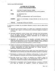 informe de actividades para pago de honorarios - DirecciÃ³n de ...