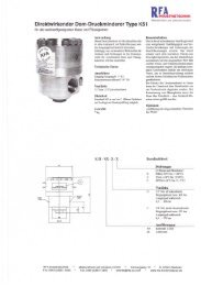 Direktwirkender Dom-Druckminderer Type K51