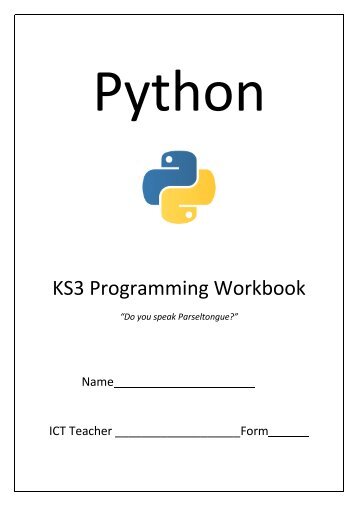 KS3 Programming Workbook - Teach ICT