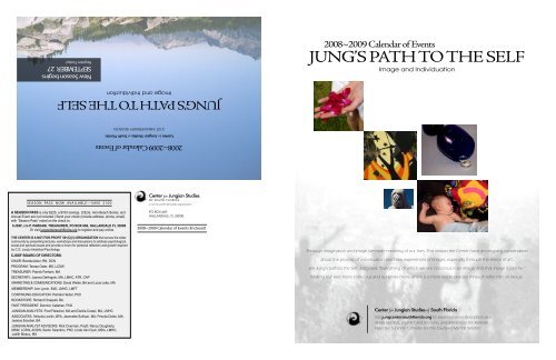 JUNG'S PATH TO THE SELF - Center for Jungian Studies of South ...