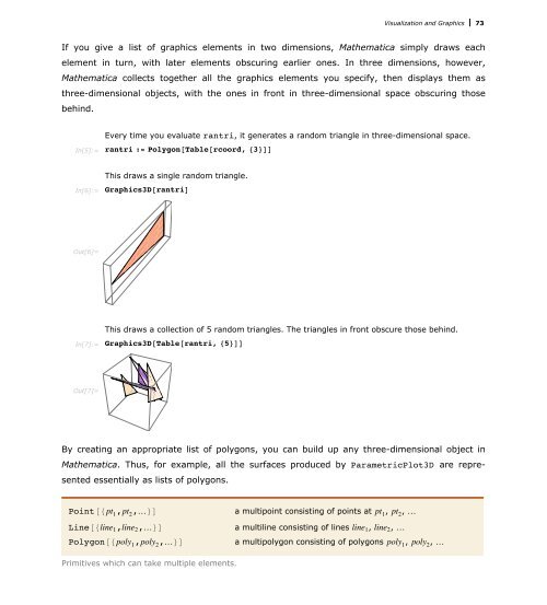 Mathematica Tutorial: Visualization And Graphics - Wolfram Research