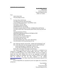 General HCs Test 2012 - Final List - Thiruvananthapuram City Police