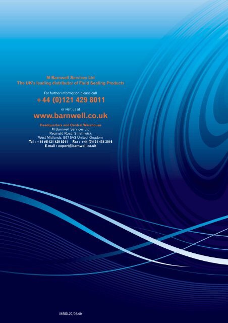Export Service - M Barnwell Services Ltd