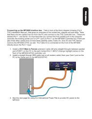 Connecting up the MP3000 Interface box. Take a look at . - CandCNC
