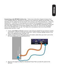 Connecting up the MP3000 Interface box. Take a look at ... - CandCNC