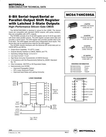 8-Bit Serial-Input/Serial or Parallel-Output Shift Register with ... - Read