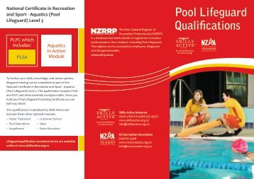 Pool Lifeguard Brochure - Skills Active