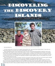 Quadra Island - Feature - More Living magazine, Nanaimo, BC