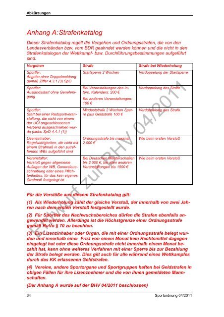 Sportordnung - Radsport-in-niedersachsen.de