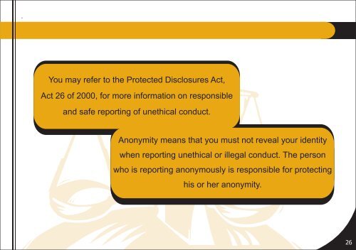 NPA Code Of Ethics - National Prosecuting Authority
