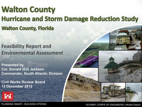 CWRB Briefing Slides - U.S. Army Corps of Engineers