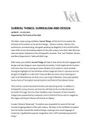 Surreal Things: Surrealism and Design is at the V&A