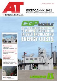 ENERGY COSTS - Mineral Processing