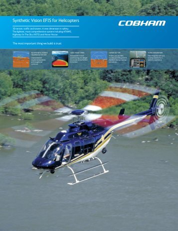 Synthetic Vision EFIS for Helicopters - Cobham plc