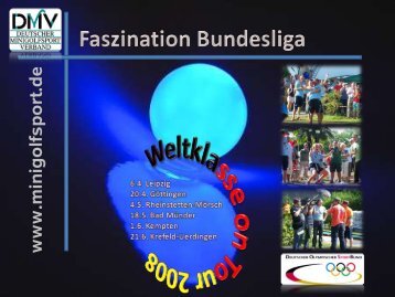 Bundesliga 2008 - Deutscher Minigolfsport Verband