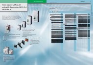 Circuit-breakers LZM1, 2, 3, 4 and switch-disconnectors LN1, 2, 3, 4 ...