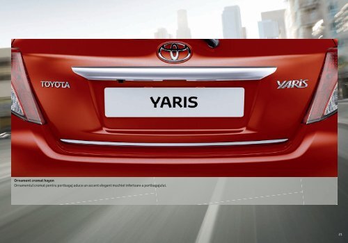 Accesorii Toyota Yaris