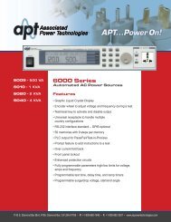 APT 6000 Series_FNL.indd - Texinstrumentos.com.br