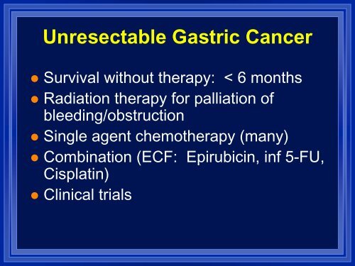 Esophageal And Gastric Cancer