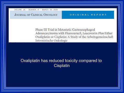 Esophageal And Gastric Cancer