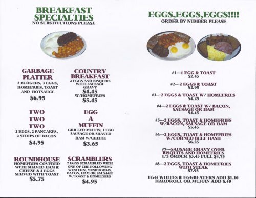 Jacks 2024 breakfast menu