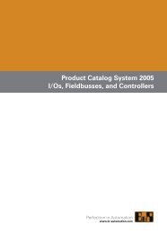 Product Catalog System 2005 I/Os, Fieldbusses, and Controllers