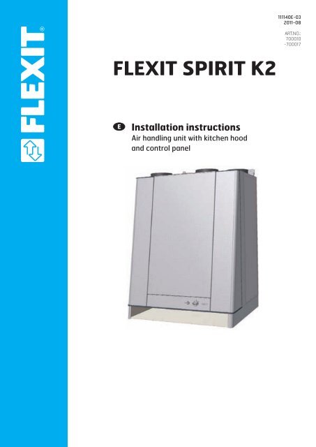 Installation instructions - Flexit