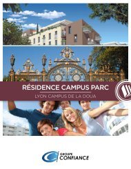 RÃSIDENCE CAMPUS PARC - Confiance Immobilier