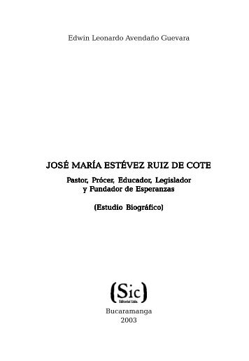 JOSE MARIA RUIZ DE COTE - Sic Editorial