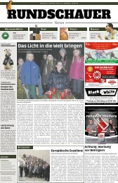 Das Licht in die Welt bringen - Rundschauer