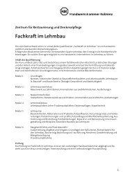 Fachkraft im Lehmbau - Dachverband Lehm e.V.