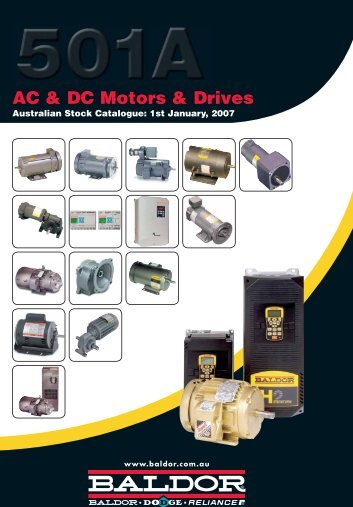 AC & DC Motors & Drives Catalogue - Royce Cross Agencies
