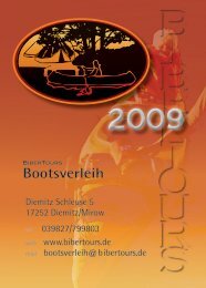 Bootsverleih - Bibertours