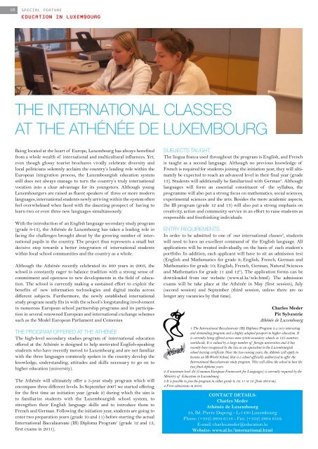 Luxembo - The American Chamber of Commerce Luxembourg